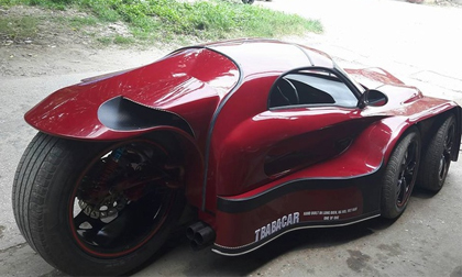 Cận cảnh siêu xe 5 bánh cực ngầu ở Hà Nội