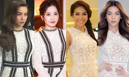 Hà Hồ bất ngờ 'đụng váy' với nhiều mỹ nhân Việt