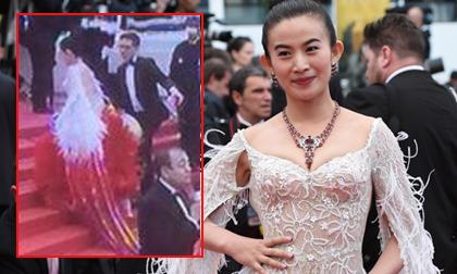 Sao nữ vô danh bị 'đuổi khéo' vì đi một bước dừng một bước ở thảm đỏ Cannes