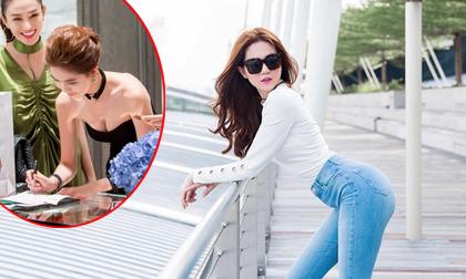 Vừa đặt chân sang Singapore, Ngọc Trinh đã đi sắm loạt đồ hiệu