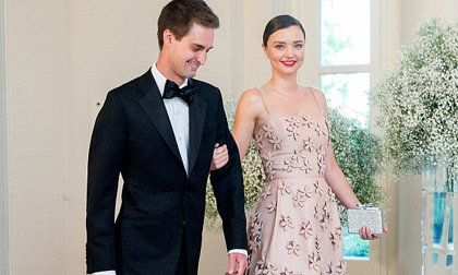 Miranda Kerr xinh như công chúa đi dự tiệc với bạn trai tỷ phú