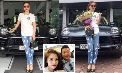 Ca sĩ Mỹ Dung được chồng tặng xế 'khủng' Porsche
