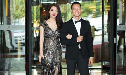 Trương Ngọc Ánh - Kim Lý 'tay trong tay' dự sự kiện ở Bắc Kinh
