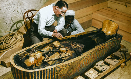 Hình ảnh màu về lăng mộ 300 năm tuổi của vua Ai Cập Tutankhamun