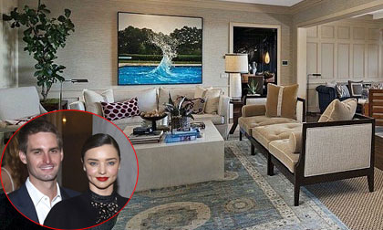 Bên trong biệt thự trị giá 268 tỷ đồng của Miranda Kerr và bạn trai