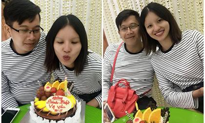 'Gái quê' Lê Thị Phương đón tuổi 25 hạnh phúc bên ông xã