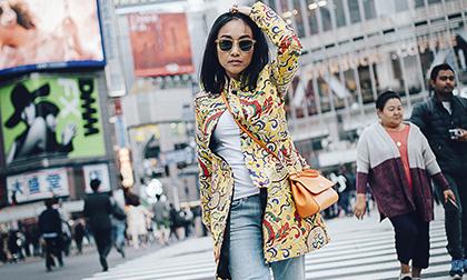 Đoan Trang sành điệu trên đường phố Tokyo