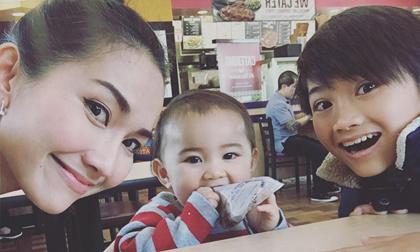 Ngày nghỉ cuối tuần đầm ấm, hạnh phúc của gia đình Kim Hiền