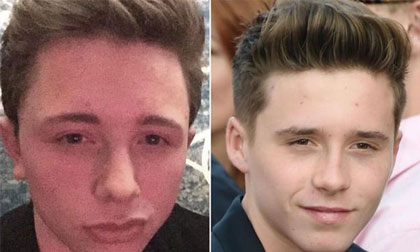 Hot boy London bất ngờ nổi tiếng vì giống hệt Brooklyn Beckham