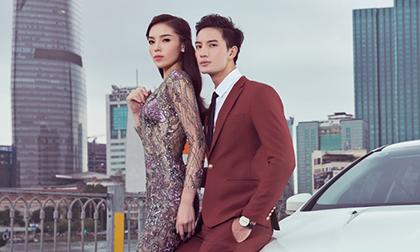 Vắng bạn trai đại gia, Hoa hậu Kỳ Duyên tình cảm bên trai đẹp