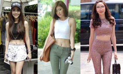 Học mỹ nhân Thái cách mix đồ với áo crop top đẹp mà không hở hang