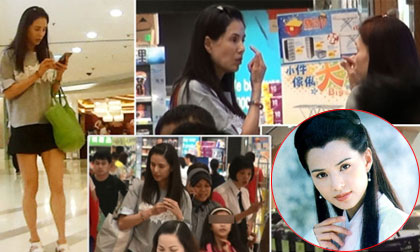 'Tiểu Long Nữ' đẹp nhất màn ảnh xuất hiện hiếm hoi trên phố