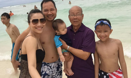 Hồng Ngọc rạng rỡ đi du lịch cùng gia đình nhà chồng