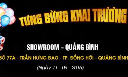 Quảng Bình khai trương showroom đồng hồ Đăng Quang