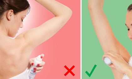 Rước độc tố vào người nếu dùng chất khử mùi sai