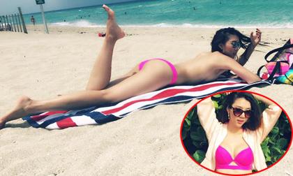 Hết Phạm Hương, Lan Khuê lại tới Ngọc Quyên không mặc áo bikini