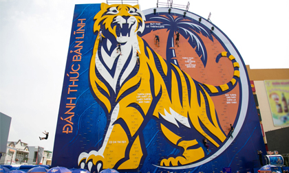 Bức tường Tiger đã đến TP. HCM!