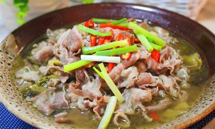 Món ngon ngày nóng: Canh chua thịt bò