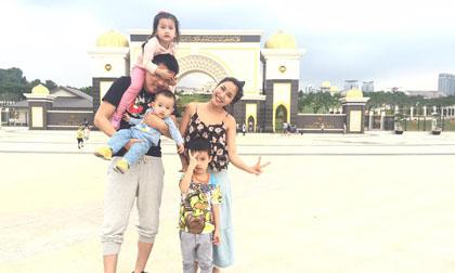 Gia đình Ốc Thanh Vân du lịch Malaysia, Singapore để mừng sinh nhật con trai