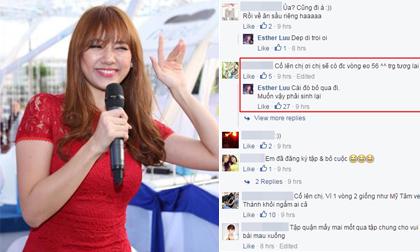 Hari Won đối đáp hài hước khi fan động viên luyện tập để có ‘Vòng eo 56′