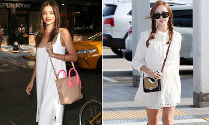 'Lên đồ' ra phố với váy trắng tinh khôi ngày hè