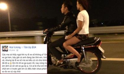 Cô gái 'hoãn yêu' vì chê bạn trai đi xe số 'gây bão'
