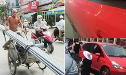 Cụ già đạp xích lô làm xước ô tô của cô gái, cô tìm đến tận nhà... và cái kết bất ngờ