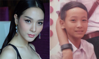 Tiết lộ ảnh hiếm thời con trai của Tân Hoa hậu chuyển giới Thái Lan