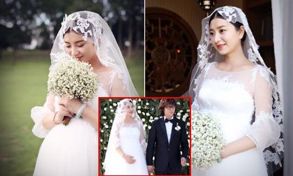 Sao nữ 'Chân Hoàn truyện' khệ nệ bụng bầu 5 tháng trong đám cưới