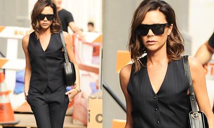 Victoria Beckham thời trang đơn giản nhưng vẫn cực chất trên phố
