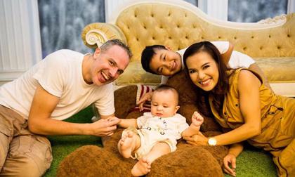 Cuộc sống viên mãn của Lý Thanh Thảo bên chồng Tây và hai con