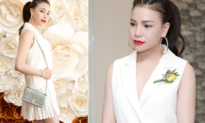 Trà Ngọc Hằng diện 'nguyên cây' Dior hàng trăm triệu đi sự kiện