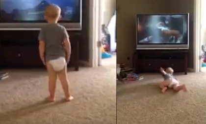 Clip cậu bé đóng bỉm đánh võ 'như cao thủ' hút chục triệu lượt xem