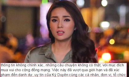 Hoa hậu Kỳ Duyên bức xúc khi bị đăng tải thông tin ảnh hưởng đến danh dự