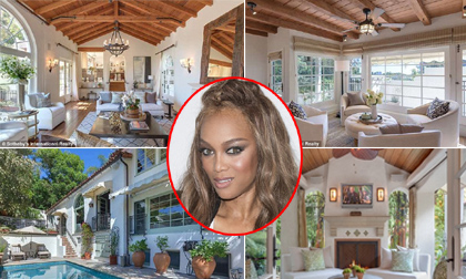 Bên trong biệt thự giảm giá nhiều lần mới bán được của Tyra Banks