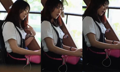 'Thiên thần trên xe buýt' khiến dân mạng điên đảo 