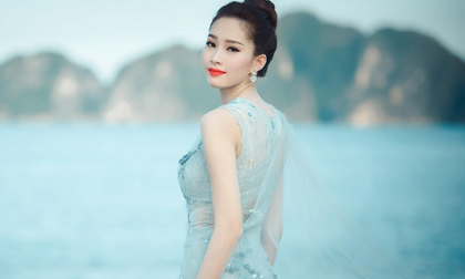 Hoa hậu Đặng Thu Thảo đẹp như nữ thần trước biển