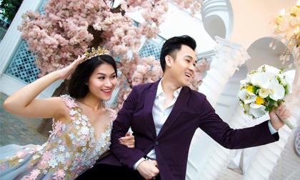 Dương Triệu Vũ mỉm cười hạnh phúc bên 'cô dâu' Ngọc Thanh Tâm