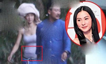 Trương Bá Chi thân thiết với người đàn ông lạ, lộ vòng 2 to bất thường