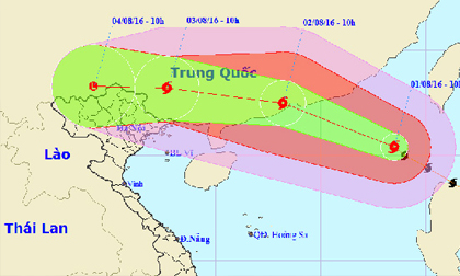 Bão số 2 rất mạnh, có thể đổ bộ đất liền