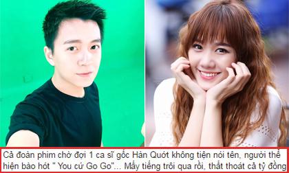 Ngô Kiến Huy tố Hari Won đi trễ khiến đoàn phim thất thoát cả tỷ đồng?