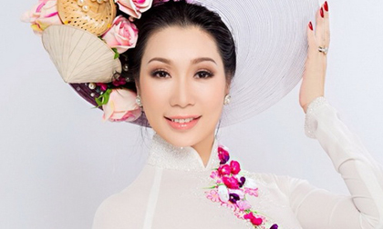 Á hậu Trịnh Kim Chi biến hóa đa sắc với áo dài