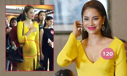 Phạm Hương bị dân mạng 'đào bới' ảnh bụng to như 'chửa trâu'