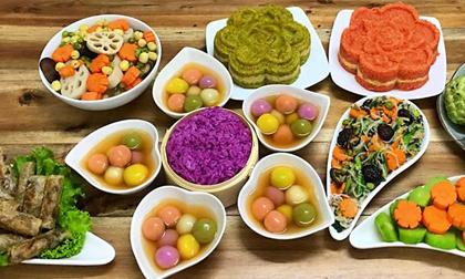 Những mâm cơm cúng Rằm đẹp mắt ngon miệng được mẹ đảm chia sẻ