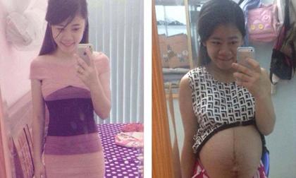 Nhìn hình ảnh ngày ấy và bây giờ để thấy sự hy sinh của mẹ lớn đến thế nào