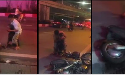 Hà Nội: 2 con chó cắn nhau chủ cầm dao xiên đối thủ của chó mình