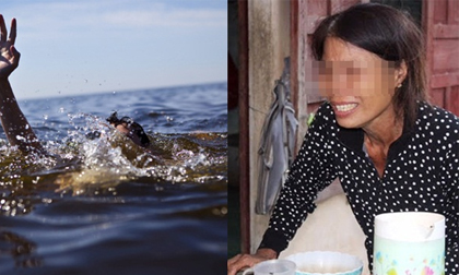 Chồng lấy hết sức tàn kéo vợ lên giữa dòng nước chảy xiết rồi nói: 'Xin lỗi em, anh phải đi trước đây!'