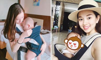 Ly Kute vui vẻ đi du lịch cùng con trai bụ bẫm