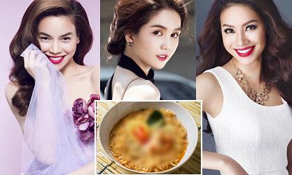 Giật mình trước món 'khoái khẩu' của sao Việt 