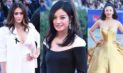 Triệu Vy dù được mời làm giám khảo vẫn bị 'lờ đi' trên thảm đỏ LHP Venice